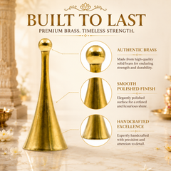 Brass Cone Temple Bell No.1