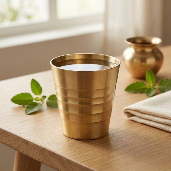 Brass Puja Glass Small