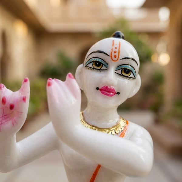 9–15 Inch Premium Marble Dust Radha Krishna Divine Couple