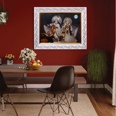 A4 Size Radha Vrindavan Chandra Chand Large Twinkle Anti Reflection