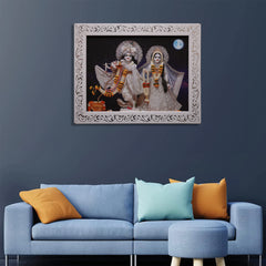 LED (HD) Radha Vrindavan Chandra Portrait Chand A4 Size