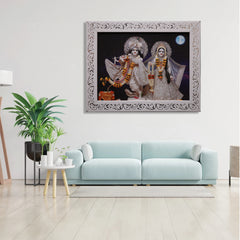 LED (HD) Radha Vrindavan Chandra Portrait Chand A4 Size