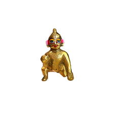Solid Pure Brass Laddu Gopal Idol Size No 2
