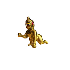 Solid Pure Brass Laddu Gopal Idol Size No 2