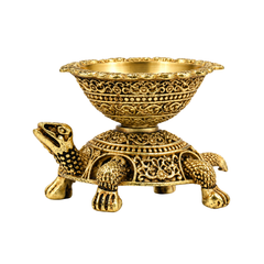 Brass Turtle Diya 2 Inch