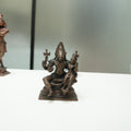 Copper Varaha Dev with Goddess Laxmi Idol (4 Inch)