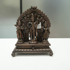 Copper Ram Darbar with Prabhamandap Idol (5 Inch)