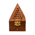 Wooden Dhoop Cone Stand Box with Drawer