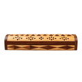 Wooden Handcrafted Agarbatti Box Holder with Ash Catcher & Cone Burner