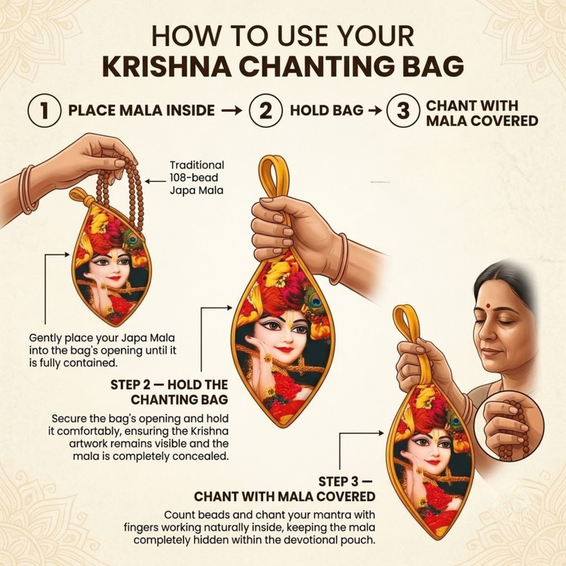 Fine Digital Print Mala Jholi Bag