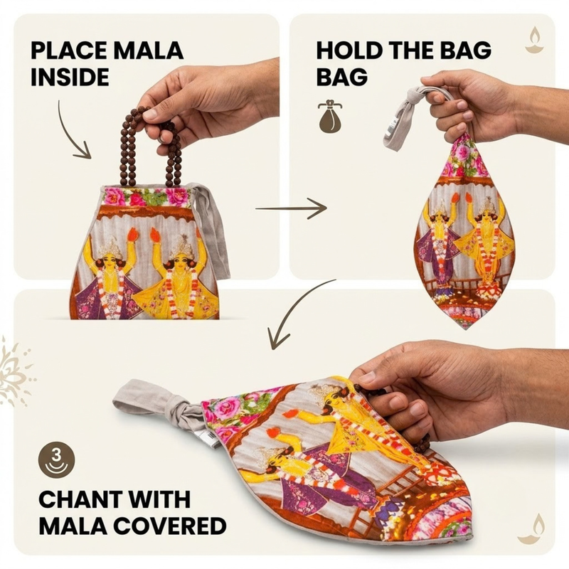 Pure Cotton Mala Jholi Bag