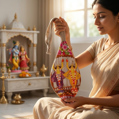 Pure Cotton Mala Jholi Bag