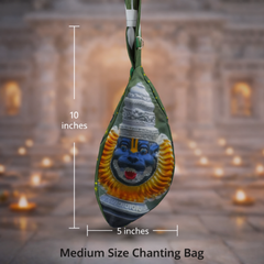 3-Sided Hare Krishna Mahamantra Japa Mala Bag
