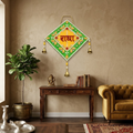 Radha Textured Square Wall Hanging (10 × 10 in)