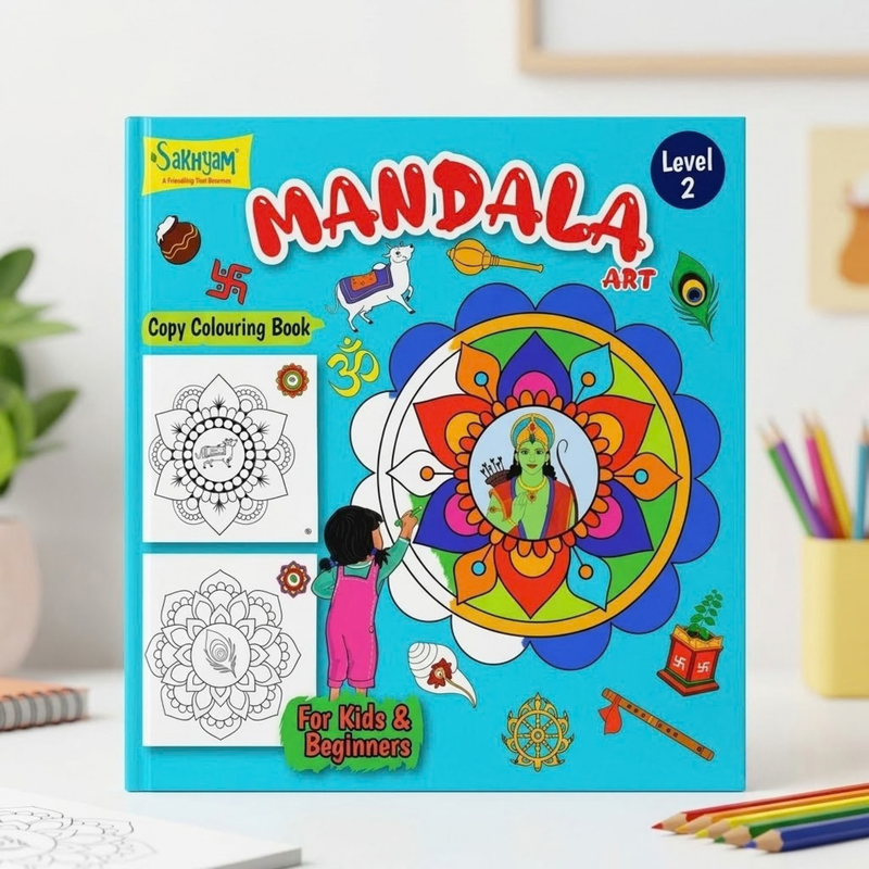 Mandala Art Level 2 Colouring Book (English)