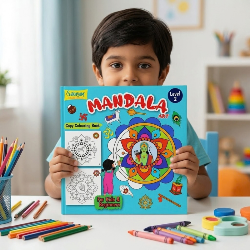Mandala Art Level 2 Colouring Book (English)