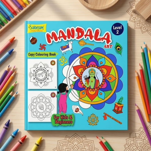 Mandala Art Level 2 Colouring Book (English)