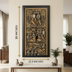 Patachitra Radha Krishna Frame