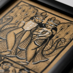 Patachitra Radha Krishna Frame