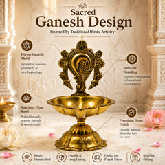 Brass Puja Diya