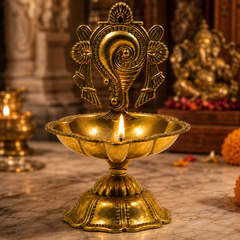 Brass Puja Diya