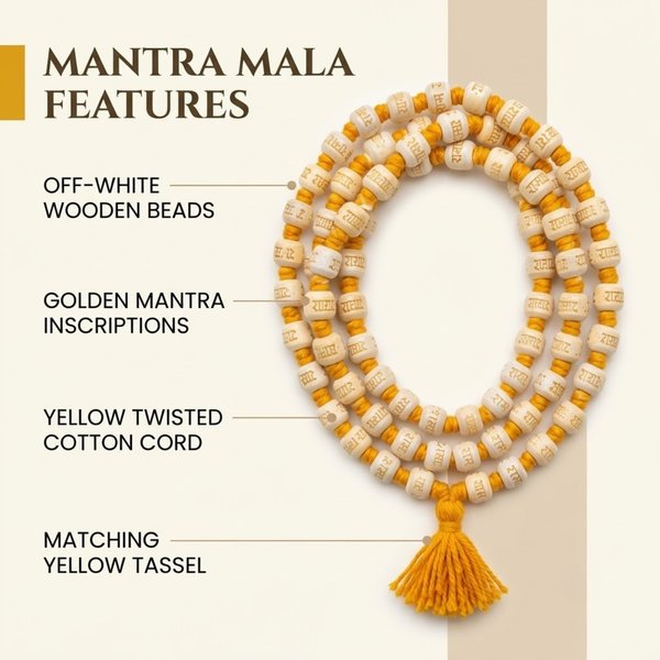 108 Beads Mahamantra Neem Japa Mala
