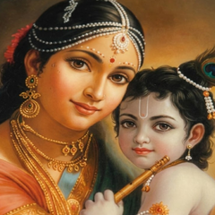 Radha Krishna Jhula Leela Glow Frame (5 x 6 Inches)