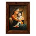 Yashoda Maiya Embracing Little Krishna (12 x 16 Inches)