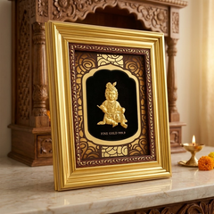 Bal Gopal Gold Plated Photo Frame (15 × 18 in)