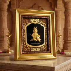 Bal Gopal Gold Plated Photo Frame (15 × 18 in)