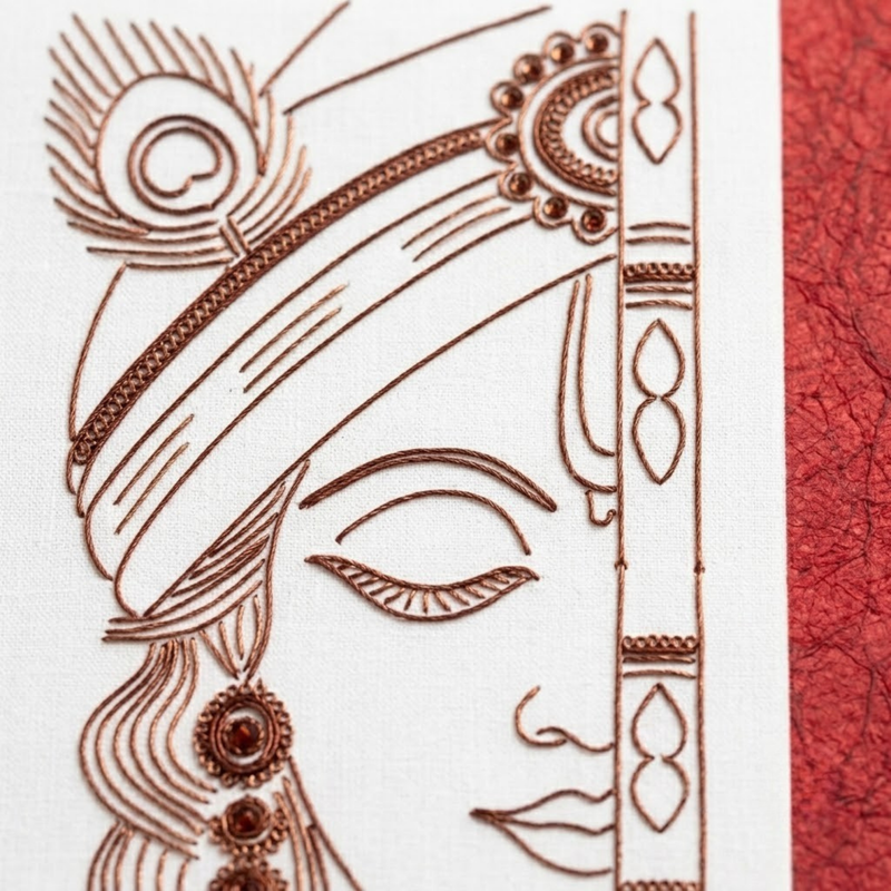 Copper Stich Krishna