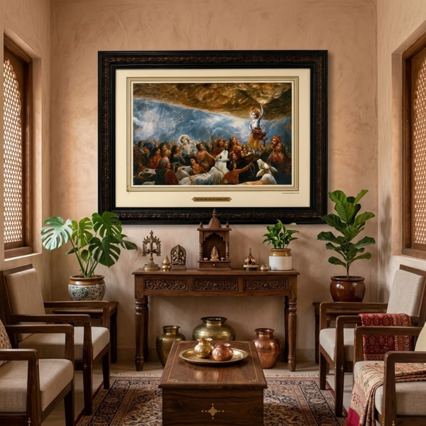 Shri Govardhan Giridhari Painting Frame