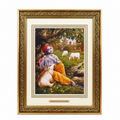 Vraja Govinda with Divine Cow Painting Frame