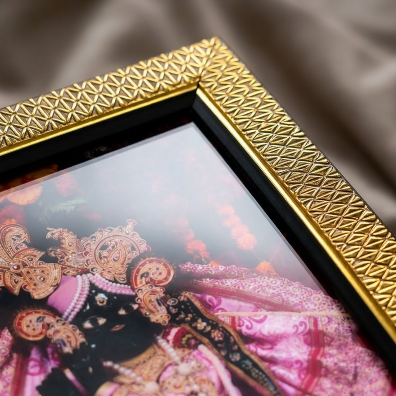 Bankey Bihari Ji Backlit Translight Photo Frame