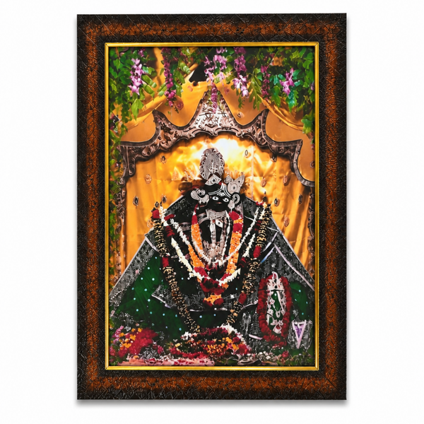 Bankey Bihari Ji Backlit Translight Wooden Photo Frame