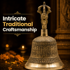 Brass Om Puja Bell