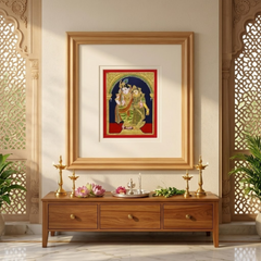Radha Krishna Tanjore Painting