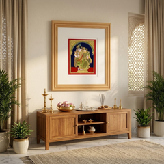 Radha Krishna Tanjore Painting