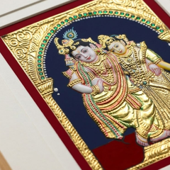 Radha Krishna Tanjore Painting