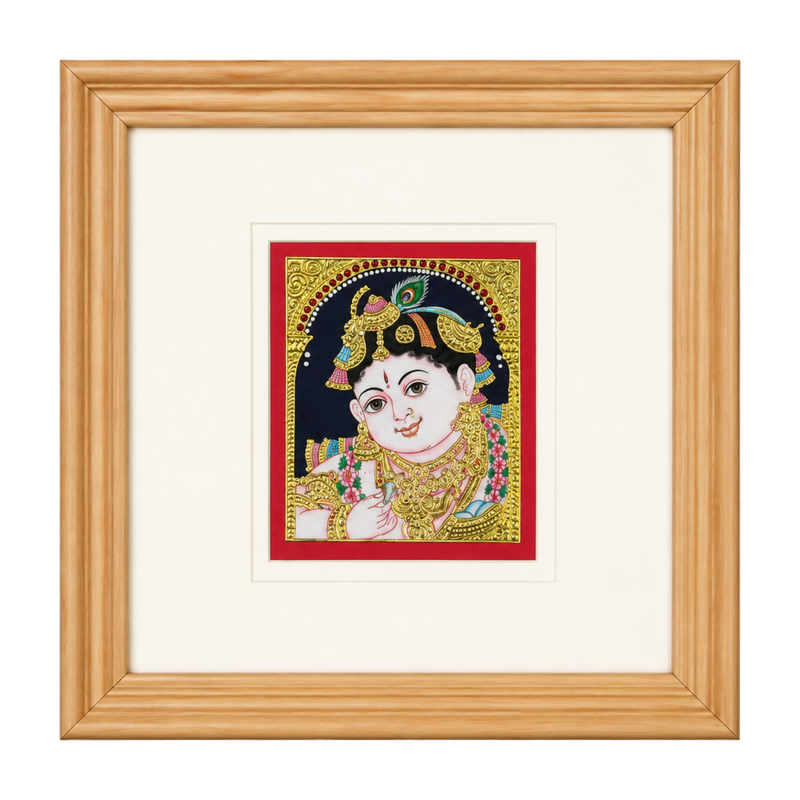Radha Krishna Tanjore Painting