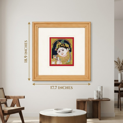 Radha Krishna Tanjore Painting