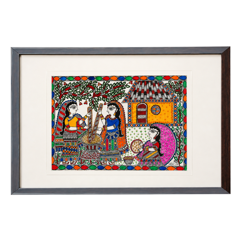 Radha Madhubani Painting 17”×21”