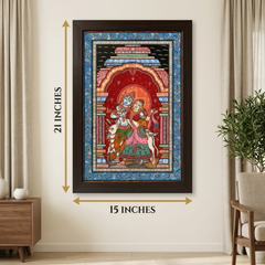 Handmade Painting Radha Krishna