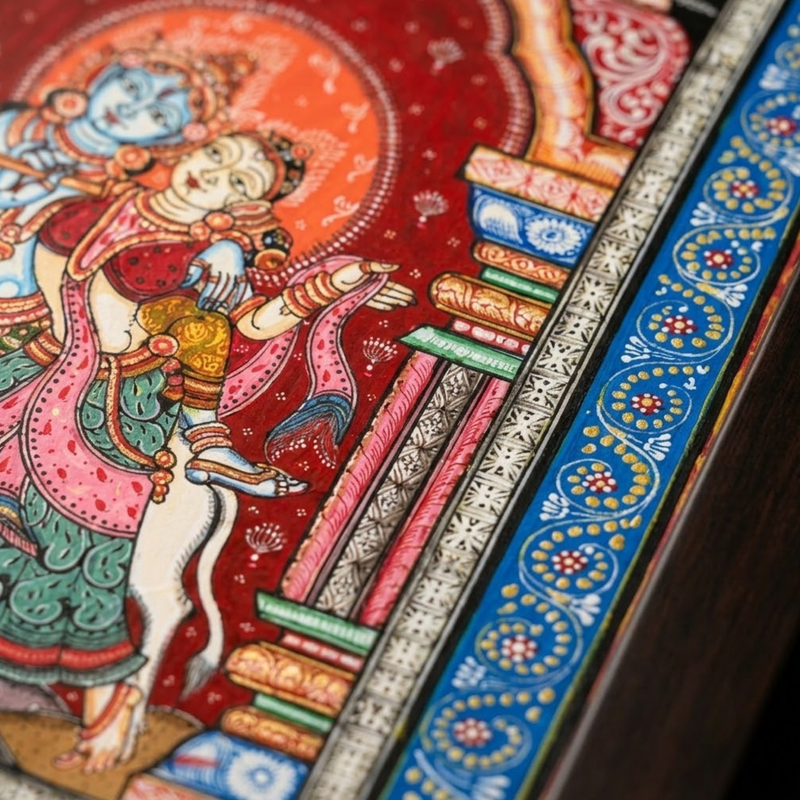 Handmade Painting Radha Krishna