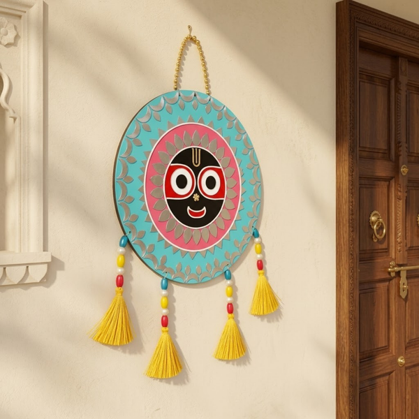 Mini Jagannath Ji Wall Hanging (12 In)
