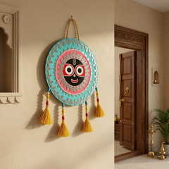Mini Jagannath Ji Wall Hanging (12 In)