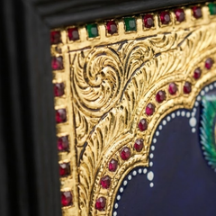 Butter Krishna Tanjore Gold Foil Painting