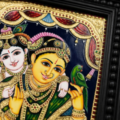Yashodha Krishna Tanjore Gold Foil Painting