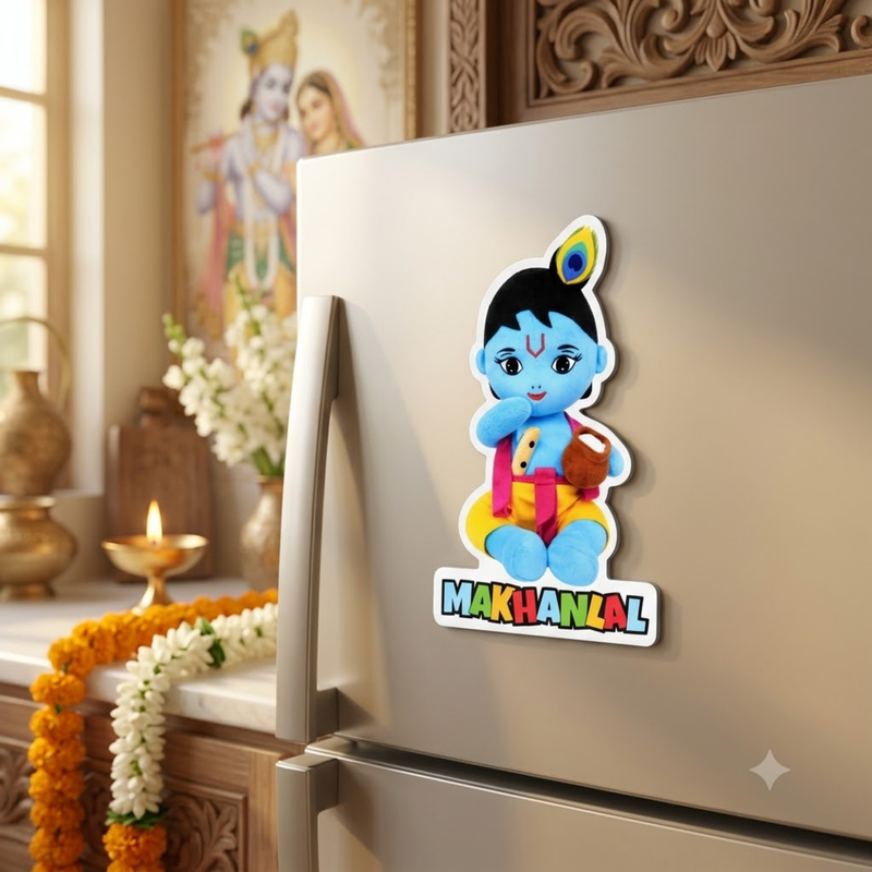Makhanlal Acrylic Fridge Magnet