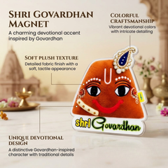 Sri Govardhan Acrylic Fridge Magnet